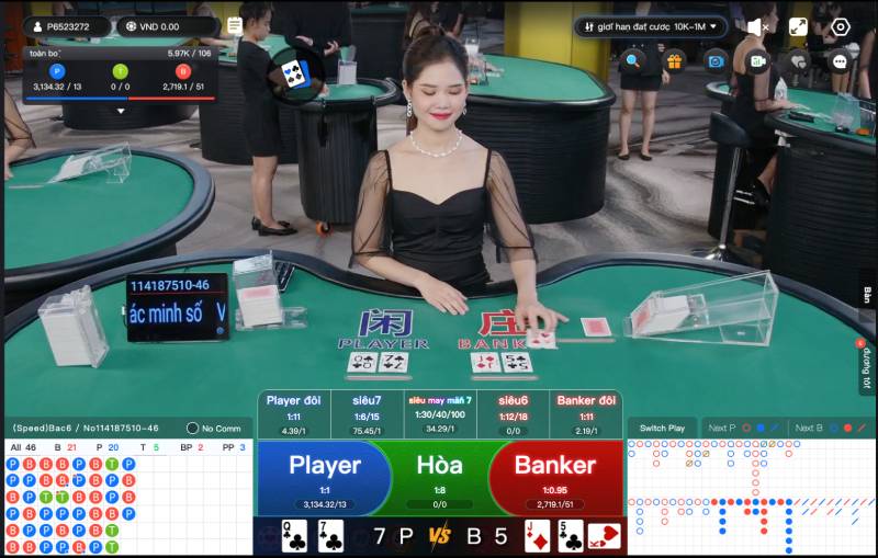 Baccarat livestream 