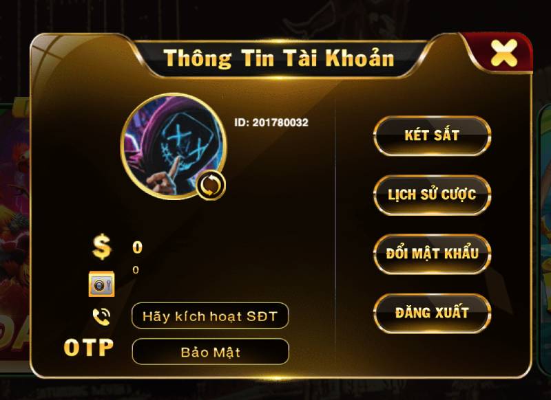 Xác minh tài khoản lọc người chơi ảo từ đầu